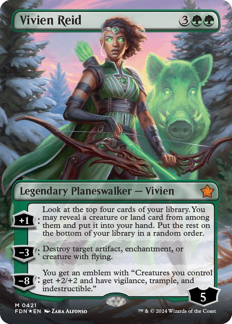 Image for Vivien Reid (Borderless) (Mana Foil)