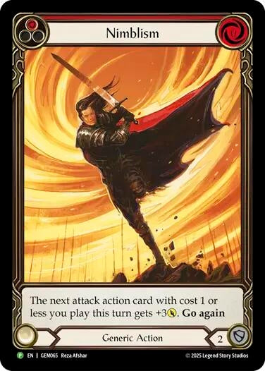 Image for Nimblism (Red) (GEM065) (GEM Pack 2) - Flesh and Blood TCG