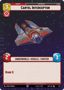 Image for Cartel Interceptor (Hyperspace) (421) (Legends of the Force) - Star Wars: Unlimited