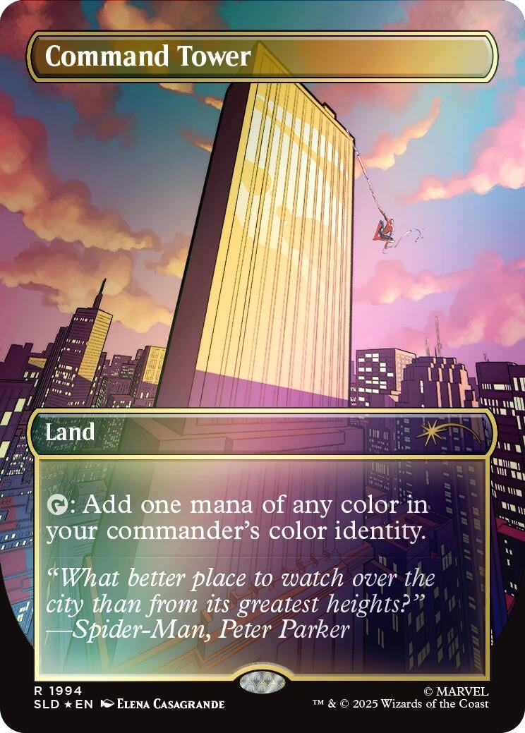 Image for Command Tower (1994) (Rainbow Foil) (1994) (Secret Lair Drop Series) - Magic: The Gathering