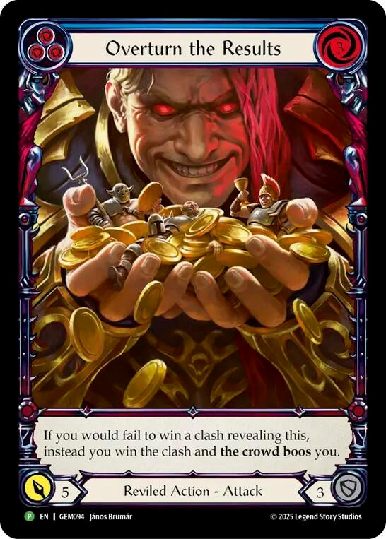 Image for Overturn the Results (GEM094) (GEM Pack 3) - Flesh and Blood TCG