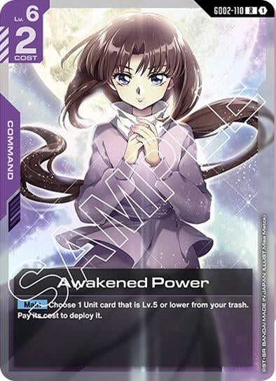 Image for Awakened Power (GD02-110) (Dual Impact) - Gundam Card Game