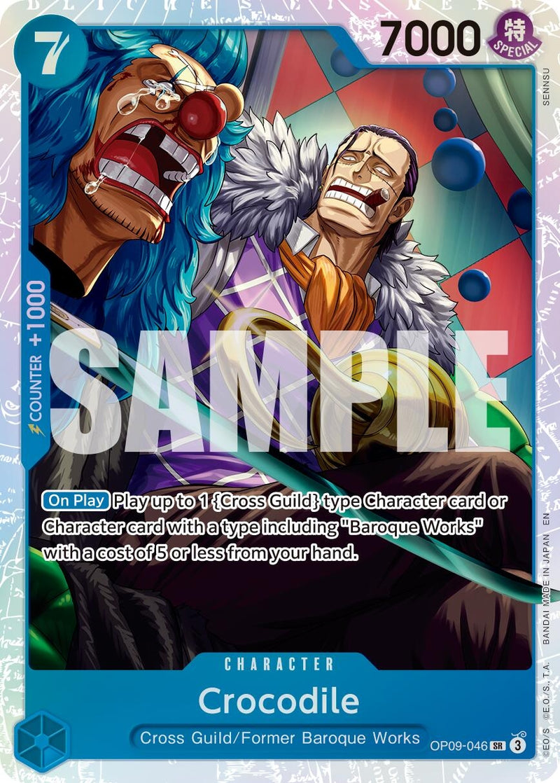 Image for Crocodile - OP09-046 (Reprint) (OP09-046) (Premium Booster -The Best- Vol. 2) - One Piece Card Game