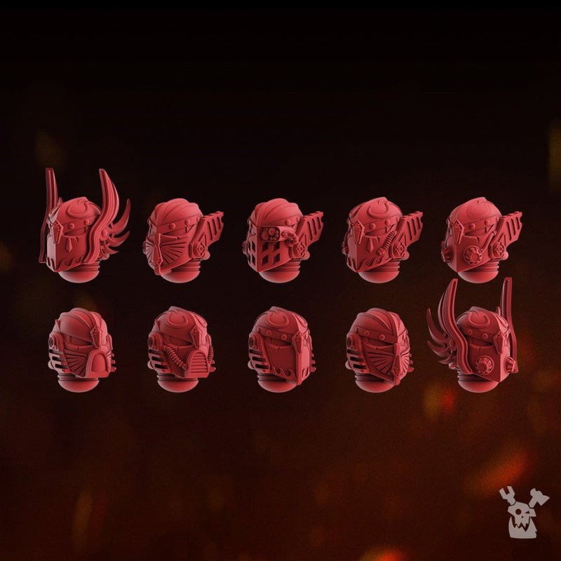 Celestial Blades Heads Set x10 | DakkaDakka | Grim Dark | Fantasy | One Page Rules