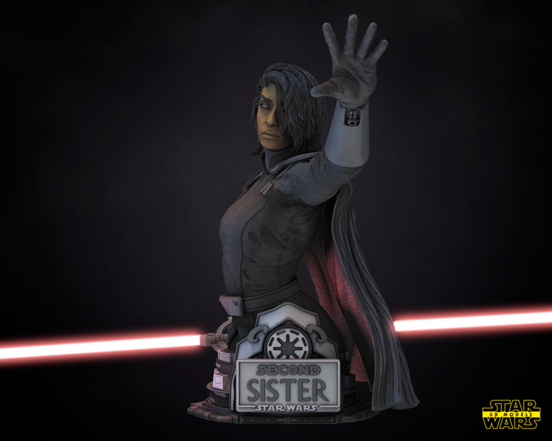 Second Sister Inquisitor Bust Sculpture