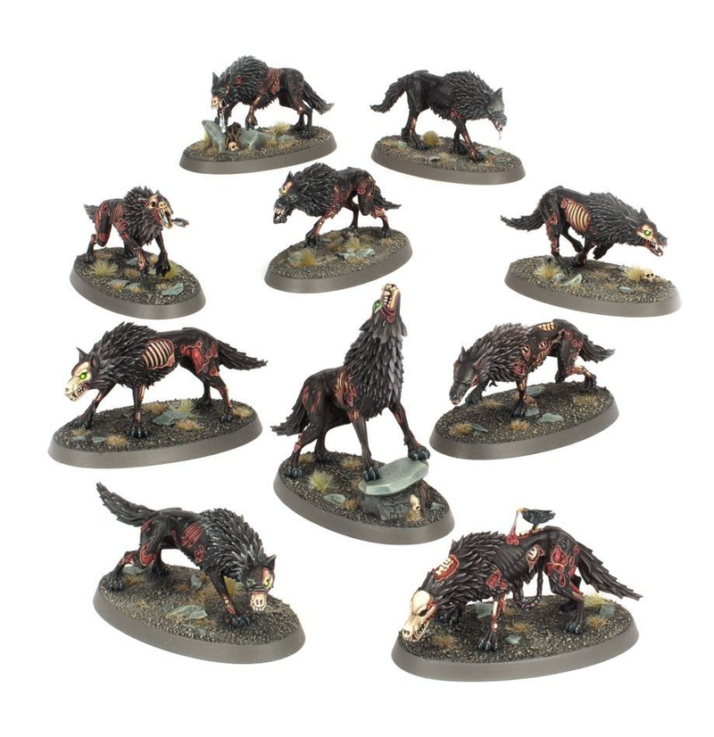 Age of Sigmar: Soulblight Gravelords - Dire Wolves