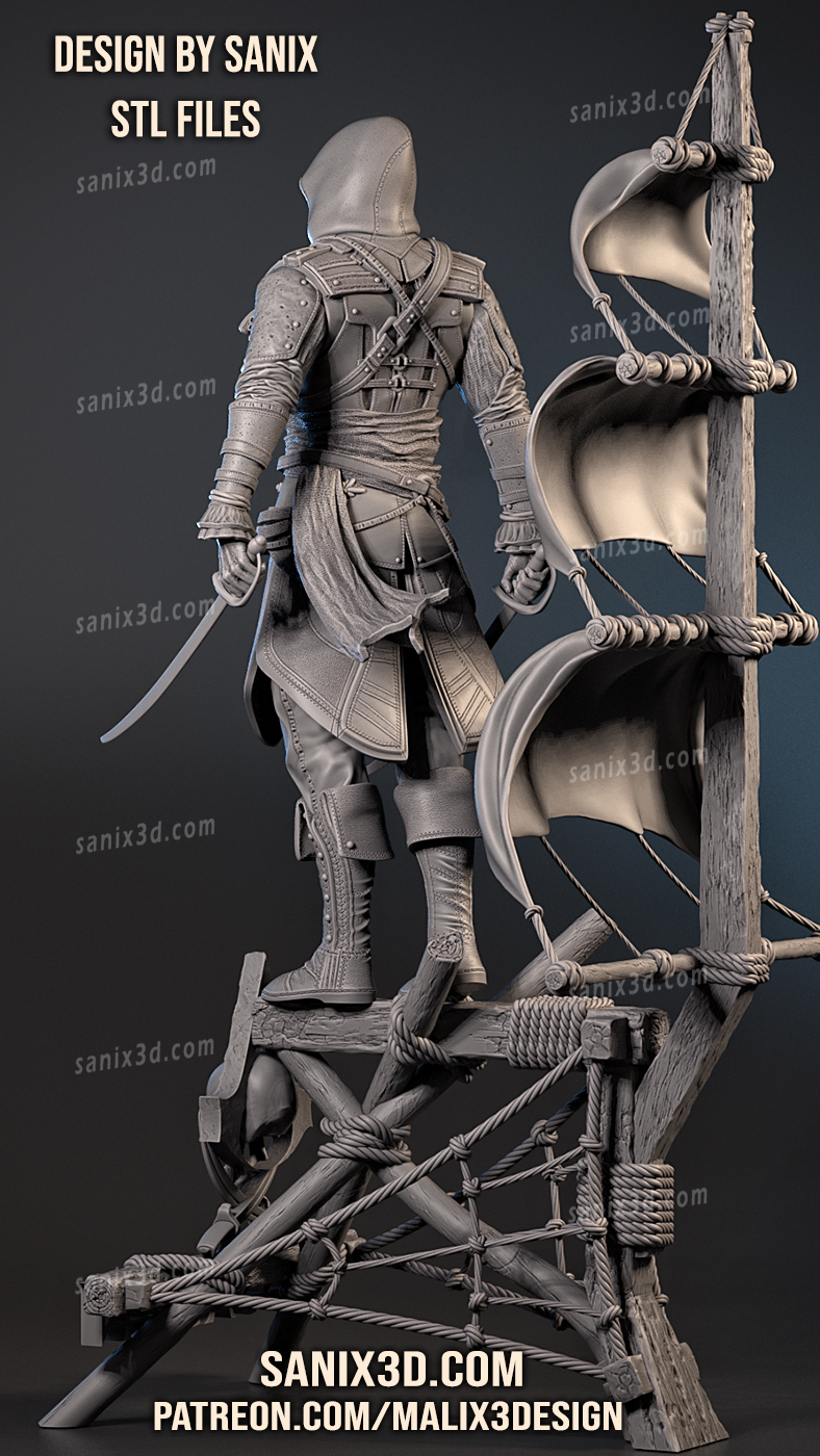 Assassin Resin Statue Model Kit