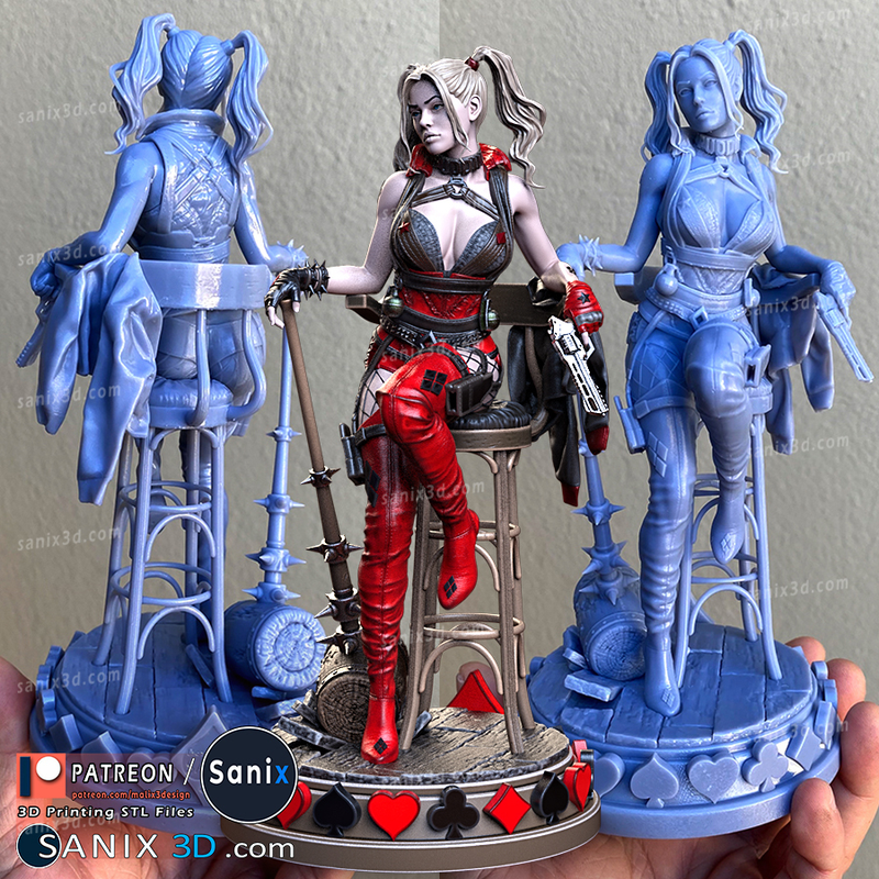 Harley Quinn Resin Statue Model Kit