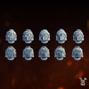 Carnage Reapers Heads Set x10 | DakkaDakka | Grim Dark | Fantasy | One Page Rules