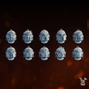 Carnage Reapers Heads Set x10 | DakkaDakka | Grim Dark | Fantasy | One Page Rules