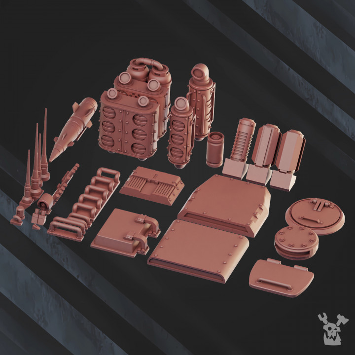 Heavy Stomper Mech "Polar Bear" PB-180 | DakkaDakka | Grim Dark | Fantasy | One Page Rules