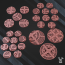 Industrial Bases Set 25mm to 60mm | DakkaDakka | Grim Dark | Fantasy | One Page Rules