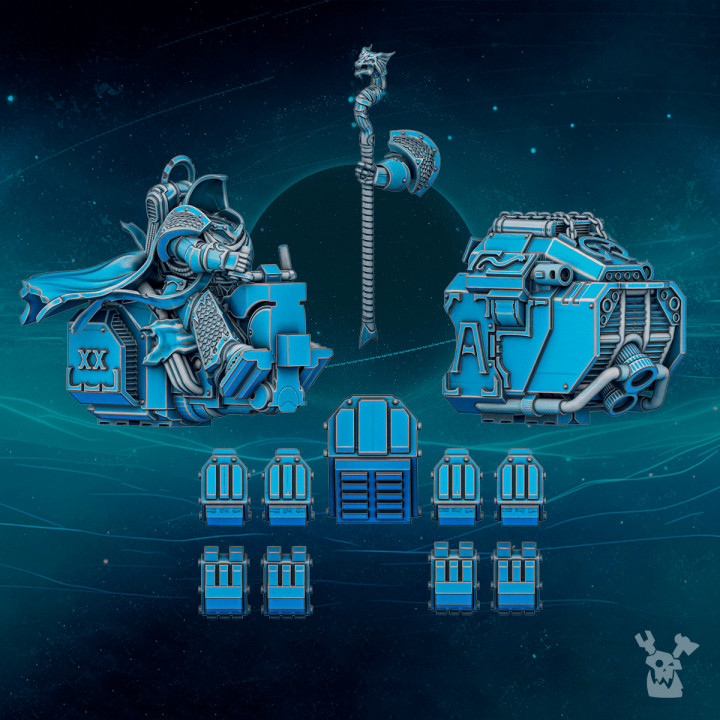 Scylla Mage on Bike | DakkaDakka | Grim Dark | Fantasy | One Page Rules