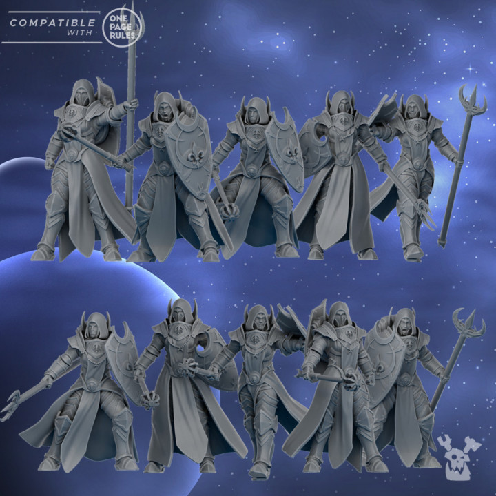 Silver Guards Squad Build Kit | DakkaDakka | Grim Dark | Fantasy | One Page Rules