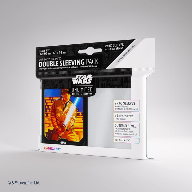 Star Wars: Unlimited Art Sleeves With Outer Sleeves-Luke Skywalker
