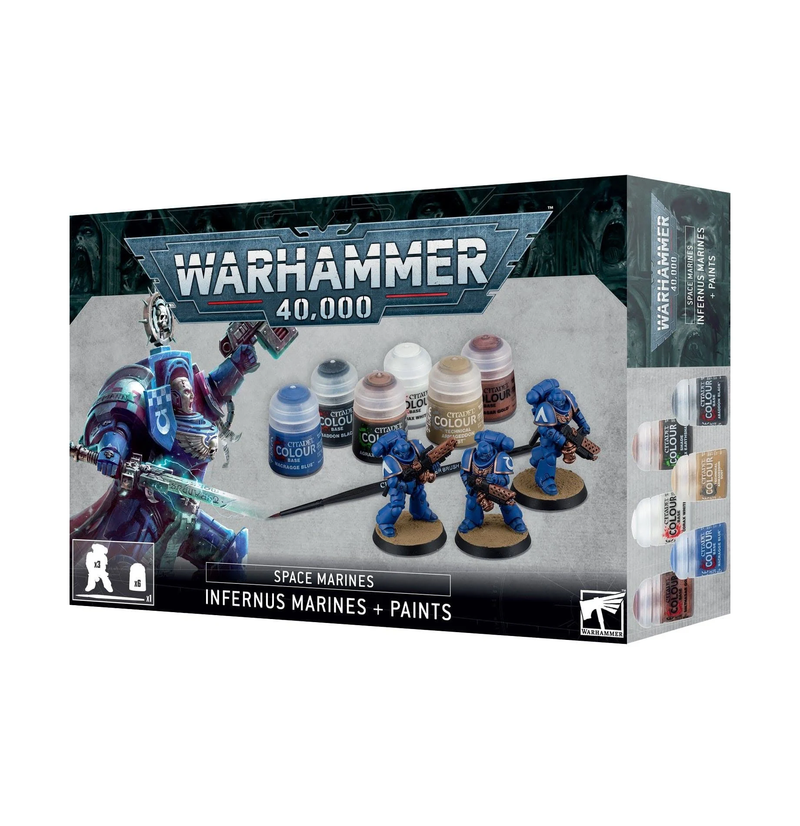 Warhammer 40K: Space Marines - Infernus Marines & Paints