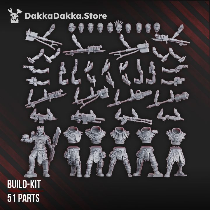 Church Fallen Squad (build kit) | DakkaDakka | Grim Dark