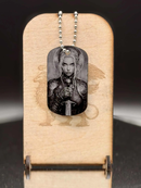 Laser Engraved Tag | Custom | Gift | Photo Realism | ID Tag