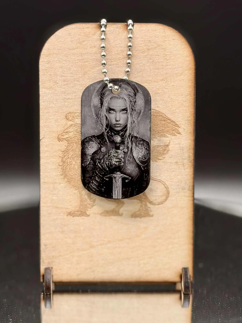 Laser Engraved Tag | Custom | Gift | Photo Realism | ID Tag