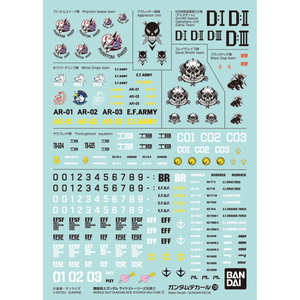 Bandai Spirits Gundam Decal GD136 1/144 Multiuse 1 Mobile Suit Gundam Side Stories