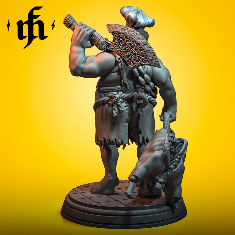 Arlo, The Butcher | Midas Forge | DnD Miniature | Fantasy Miniature