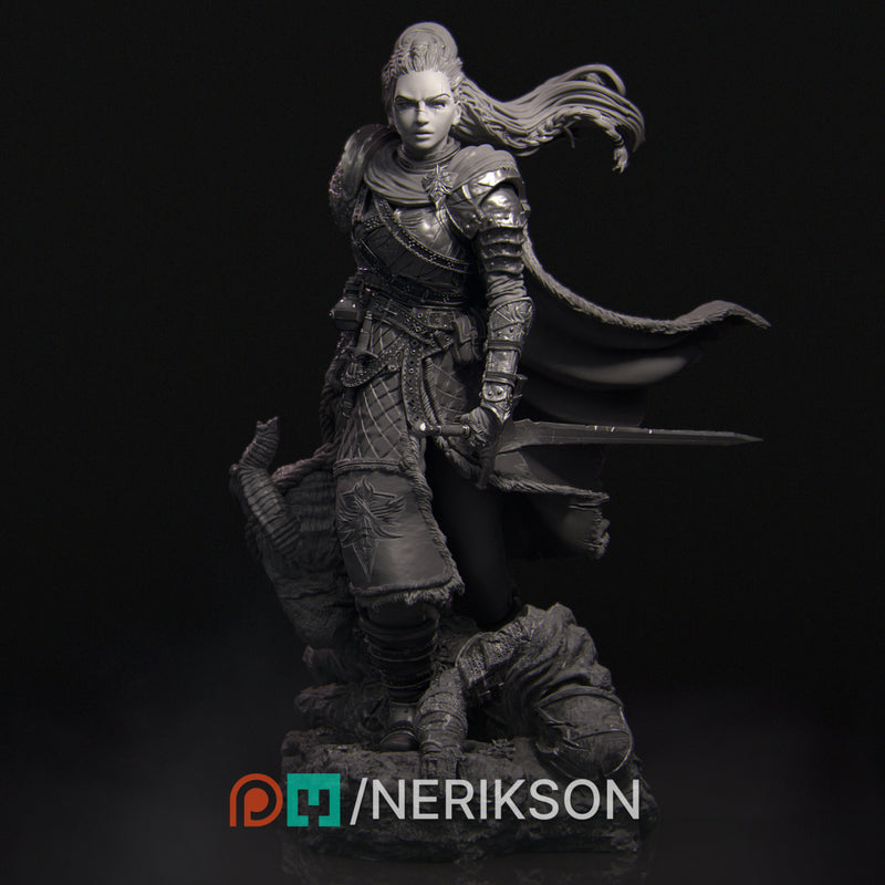 Kalia The Monster Hunter | Statue | Model Kit | Sculpture