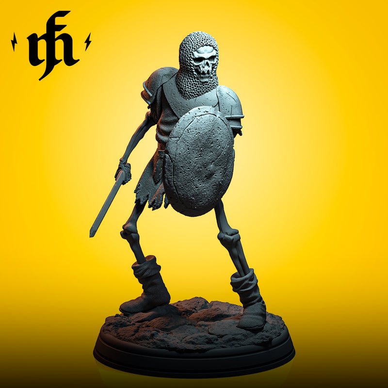 Soldier Skeleton | Midas Forge | DnD Miniature | Fantasy Miniature