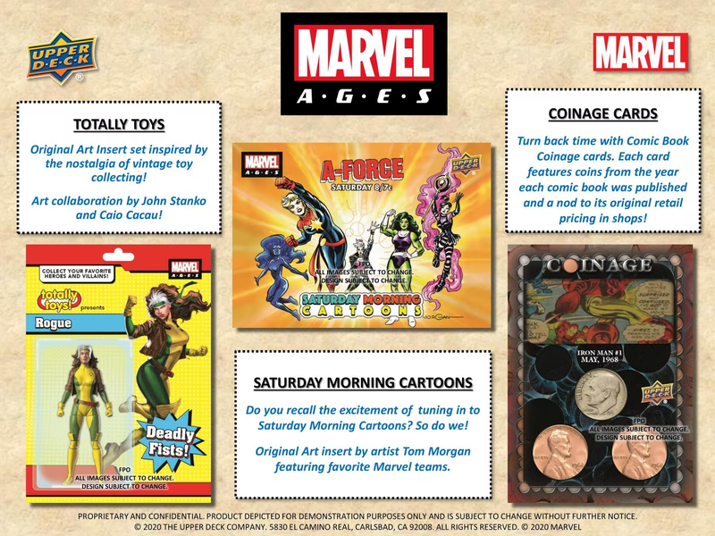 Marvel Ages Trading Cards Hobby Pack (Upper Deck 2020)