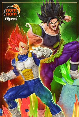 Vegeta Vs Broly Dragon Ball Z (Nomnom Figures)