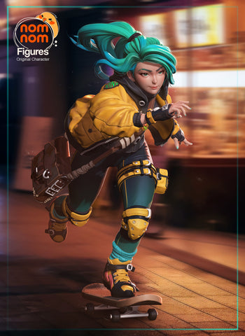 Slink Skater Girl Nomnom Original (Nomnom Figures)