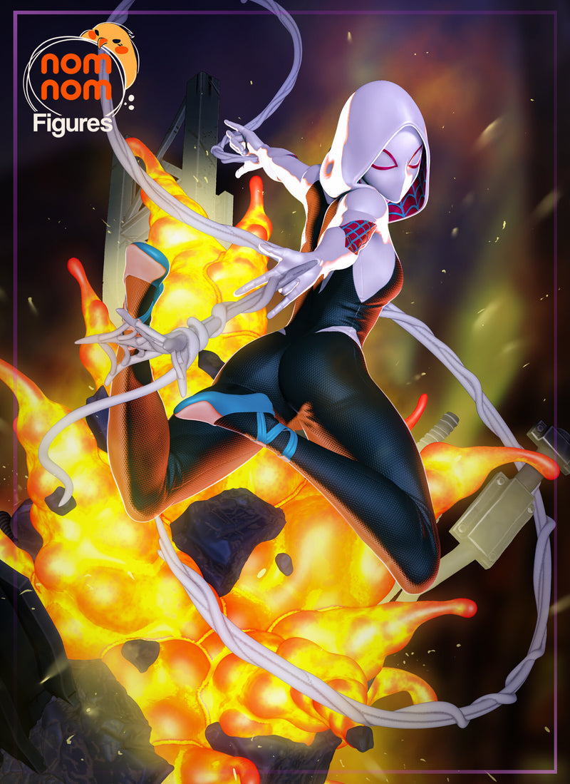 Spider Gwen Into Spider Verse (Nomnom Figures)