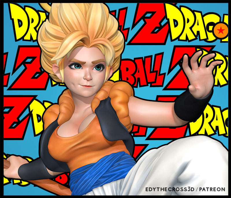 Dbz Gogeta Female (Nomnom Figures)