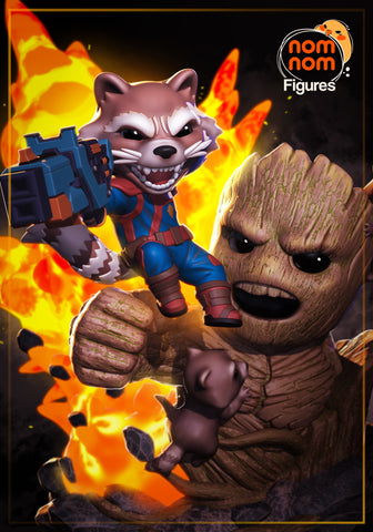Chibi Rocket Guardians Galaxy (Nomnom Figures)