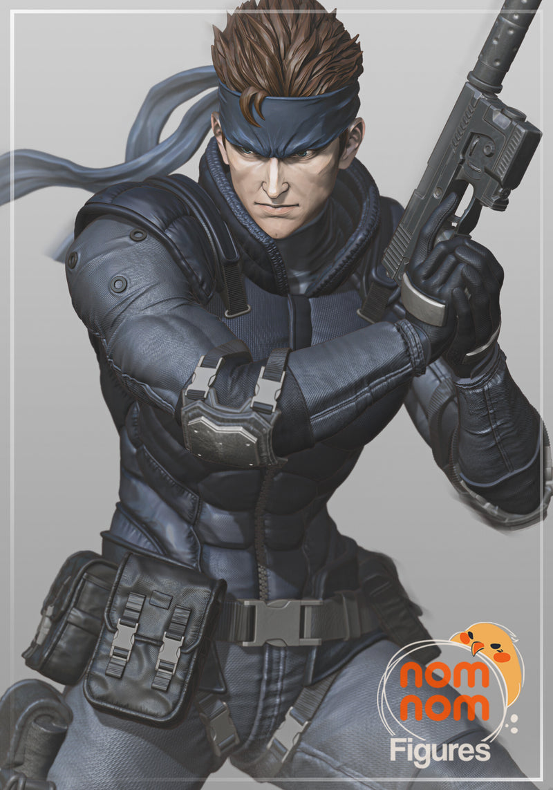 Solid Snake Metal Gear Solid (Nomnom Figures)