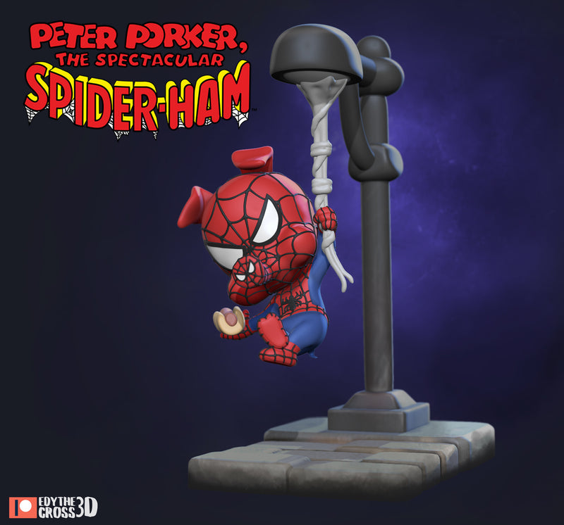 Spiderham Peter Porker (Nomnom Figures)