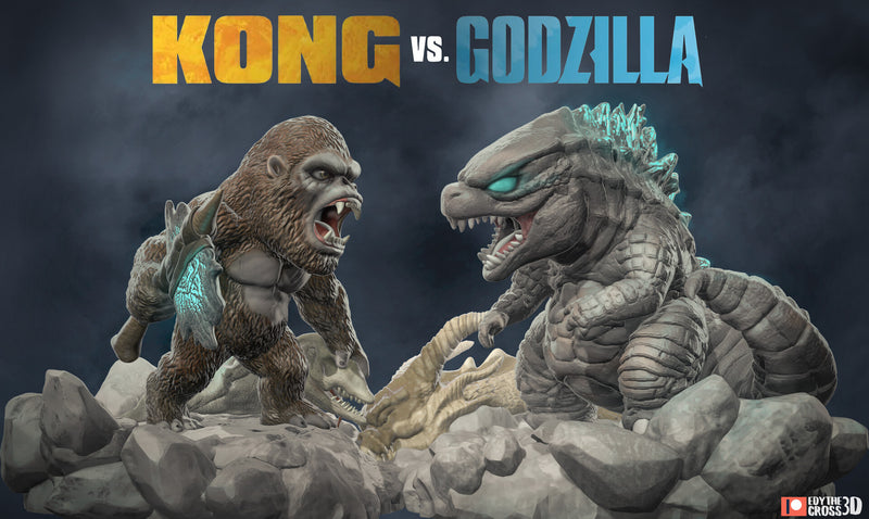 Kong Vs Godzilla (Nomnom Figures)