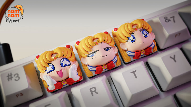 Sailor Moon Keycaps – Sailor Moon (Nomnom Figures)