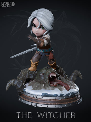Ciri Chibified (Nomnom Figures)