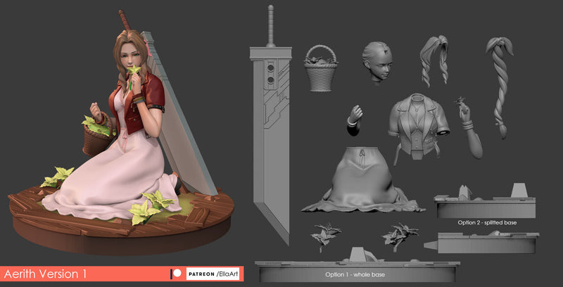 Aerith Gainsborough – Final Fantasy VII (Nomnom Figures)