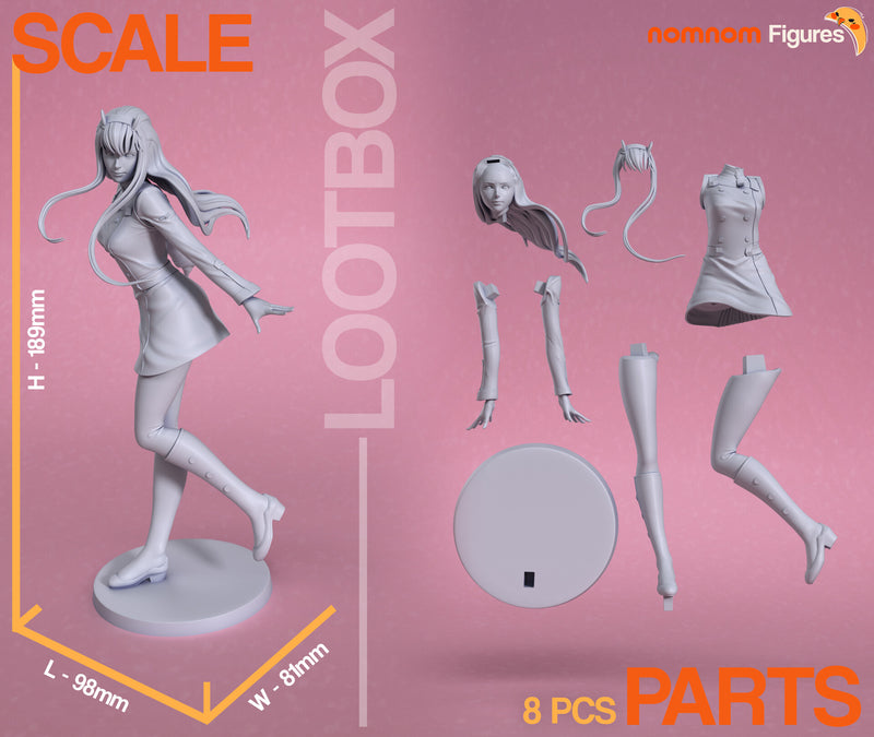 Zero Two Darling In Fankxx (Nomnom Figures)
