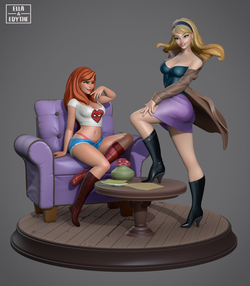 Mary Jane Gwen Stacy Project (Nomnom Figures)