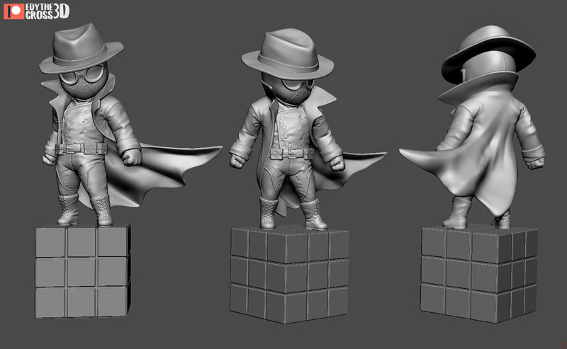 Spiderman Noir (Nomnom Figures)