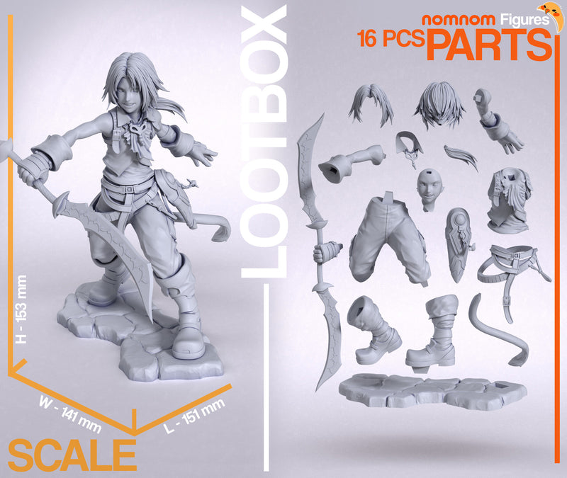Zidane Tribal – Final Fantasy (Nomnom Figures)