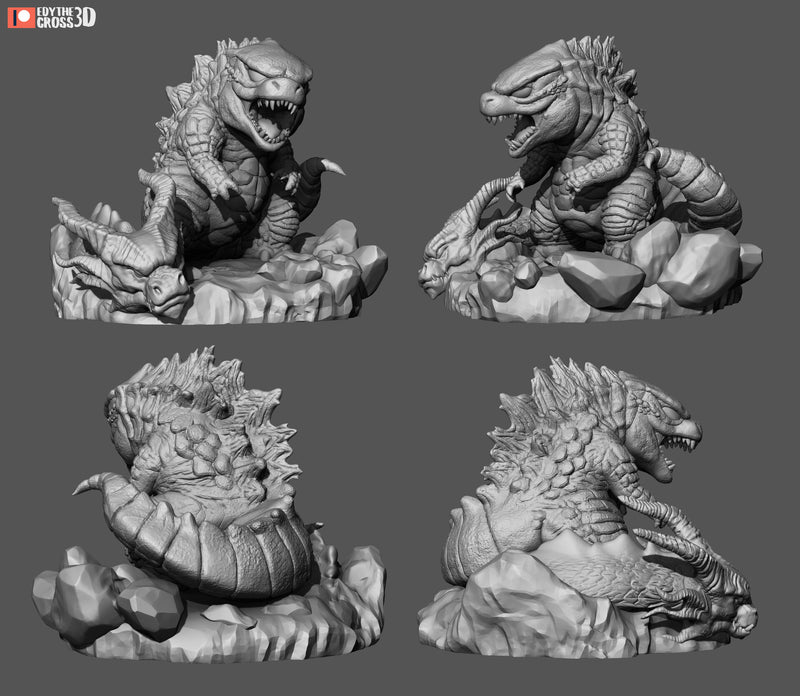 Kong Vs Godzilla (Nomnom Figures)