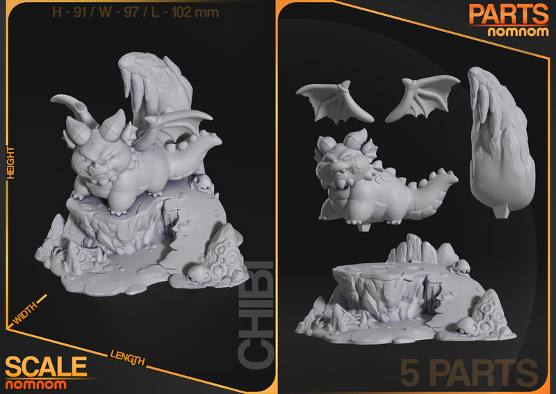 Chibi Themberchaud Dungeons Dragons (Nomnom Figures)