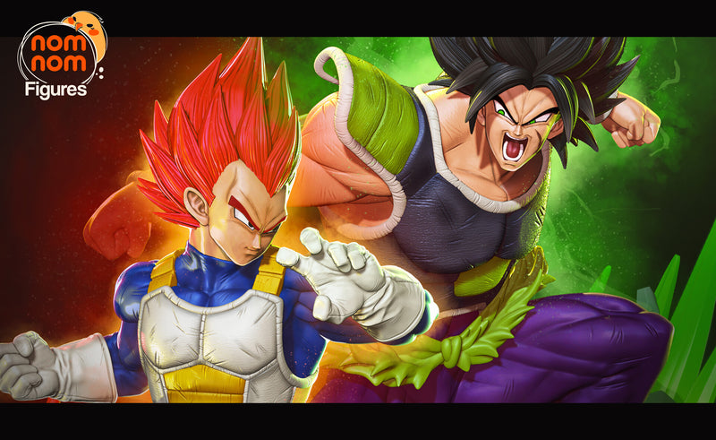 Vegeta Vs Broly Dragon Ball Z (Nomnom Figures)