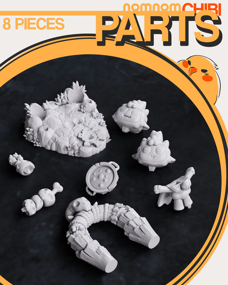 Chibi Lamb Cult Lamb (Nomnom Figures)