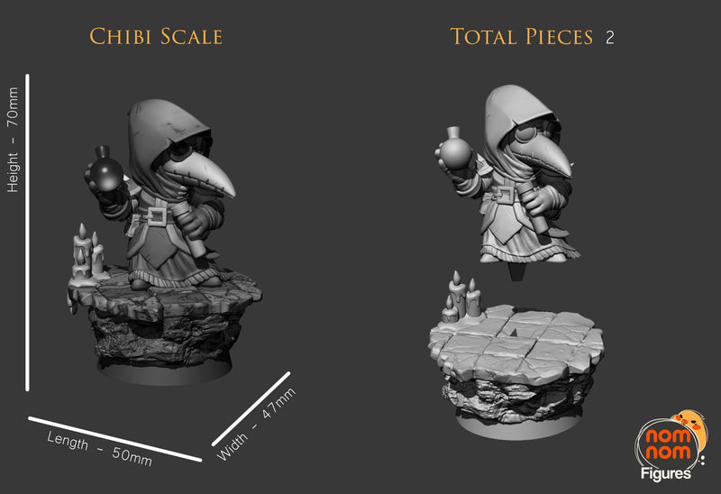 Plague Doctor Darkest Dungeon (Nomnom Figures)