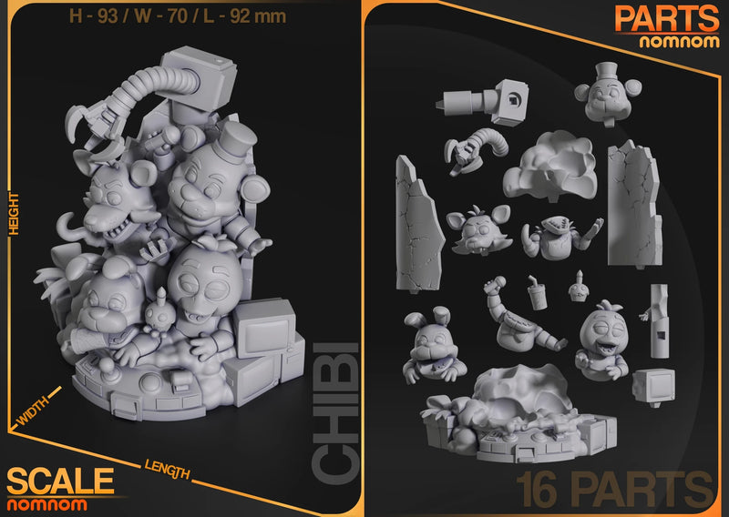 Five Nights At Freddy S (Nomnom Figures)