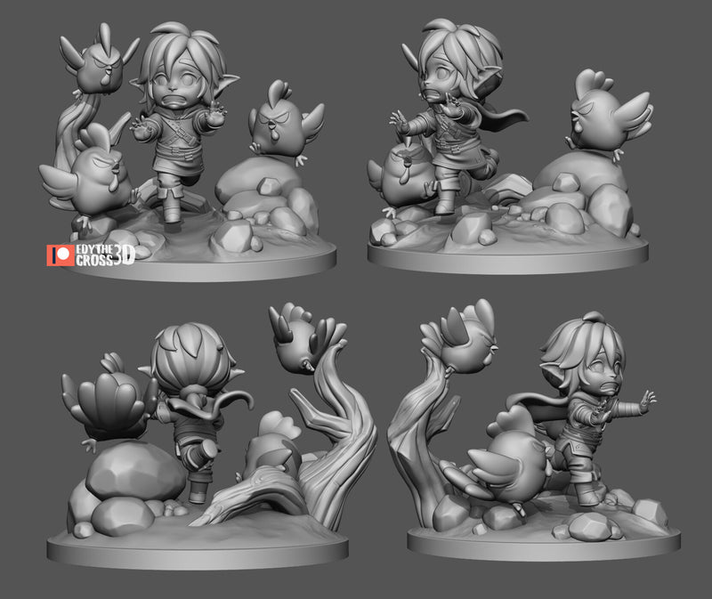 Link Zelda Breath Wild (Nomnom Figures)